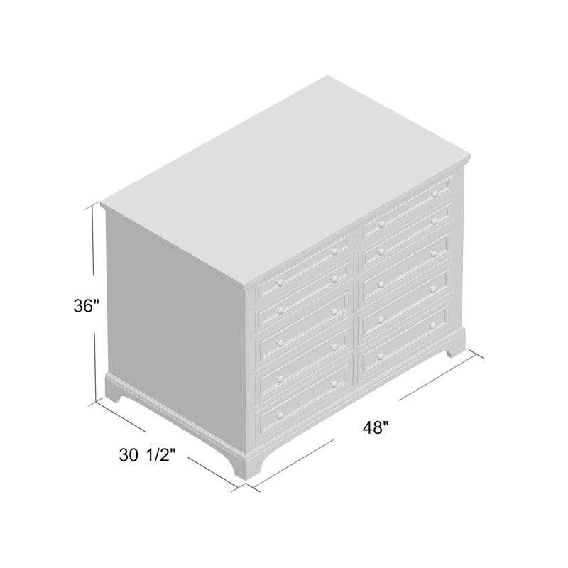 Barnard 48"W Freestanding Closet Storage Island & Reviews Joss & Main